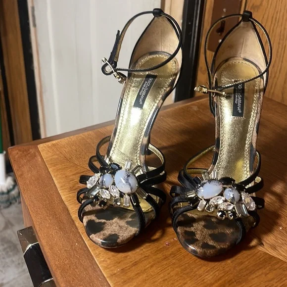 Dolce & Gabbana Gem Heels Stilettos - Picture 6 of 16